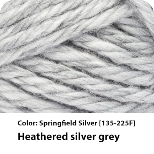 Lion Brand Hometown Super Bulky Yarn - Springfield Silver, 3 Pack