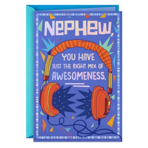 Hallmark Birthday Card for Nephew - Right Mix of Awesomeness