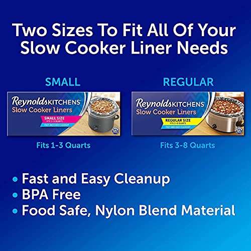 Reynolds Kitchens Slow Cooker Liners, 6 Count (Pack of 2) - Fits 3-8 Quarts