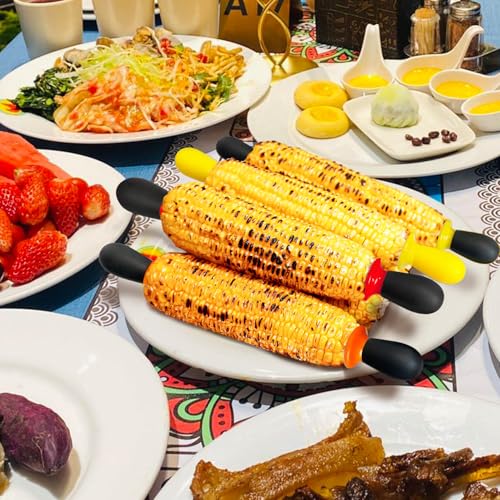 Corn Cob Holders Set - 20 Pcs Stainless Steel Skewers for BBQ & Camping