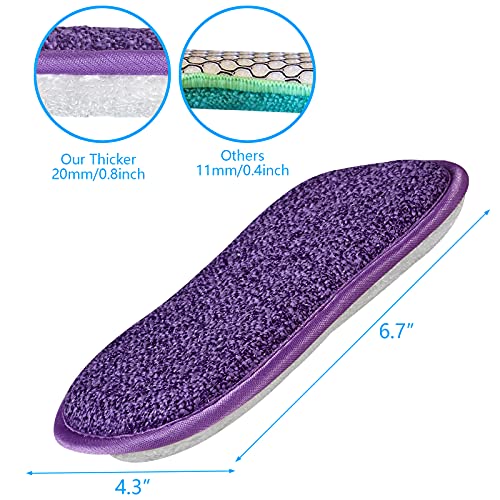 Durable Reusable Kitchen Sponges - Pack of 5 | Non-Scratch Scrub Pads