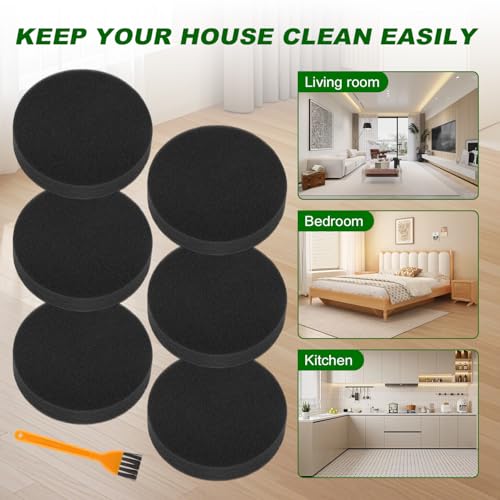 Bissell Vacuum Filter Replacement Kit - Compatible with PowerForce Helix Turbo & Cleanview Models - 6 Pack