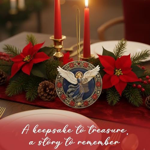 Nativity Angel Christmas Ornament - Religious Holiday Tree Decor for Women