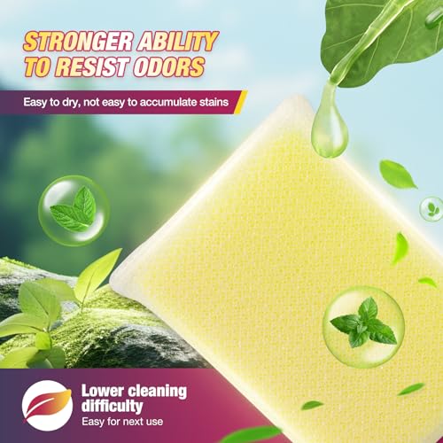 MGLDEM 8 Pads All-Purpose Non-Scratch Kitchen Sponges