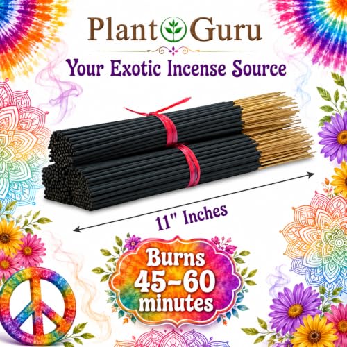 Honey Vanilla Incense Sticks - 11" Long, 85-100 Sticks, Clean Burning