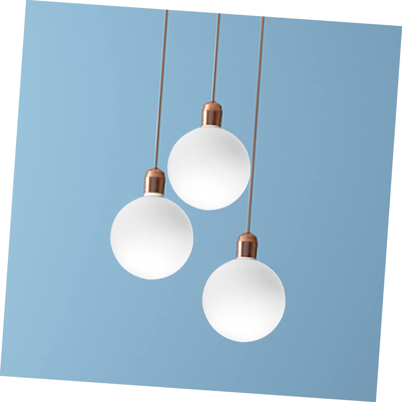 ARTIBETTER Glass Lamp Shade Replacement 4.72 Inch Spherical Globe Lampshade for Ceiling Fixture Chandelier Frosted White Ball Lampshade Cover for Living Room Bedroom Dining Bar