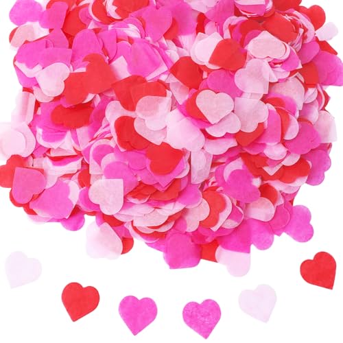 Heart Confetti Paper Decorations for Wedding & Engagement Parties