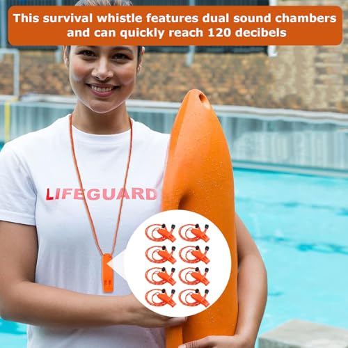 8 Pack Marine Whistle Coast Guard Approved,Boat Whistle,Whistle Emergency,Kayak Whistle,Safety Whistle,Survival Whistle,for Kayak Life Jacket, Boating, Fishing Boat, Camping, Hiking