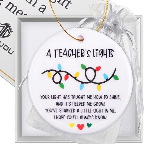 2025 Teacher Ornament – Meaningful Christmas Gift for Educators