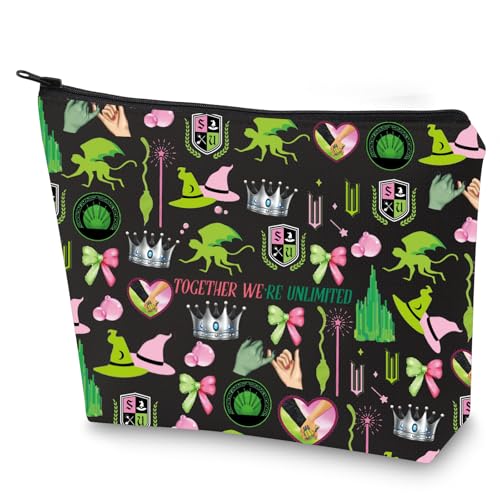 G2TUP Musical Theater Makeup Bag Waterproof Canvas Travel Pouch