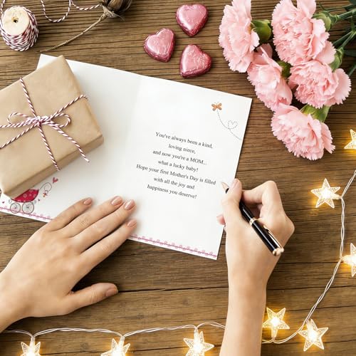 First Mother's Day Card for Niece | Heartfelt Gift from Aunt & Uncle