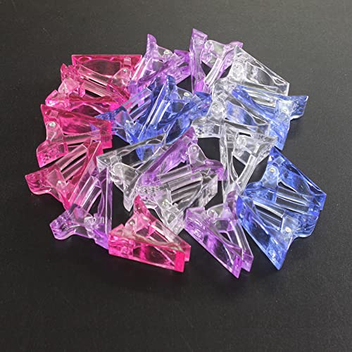 VNC 20 Pcs Polygel Nail Tips Clips - Quick Building Extension Clamps