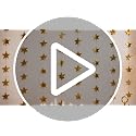 Gold Glitter Star Garland - 78 Feet Hanging Decoration for Parties