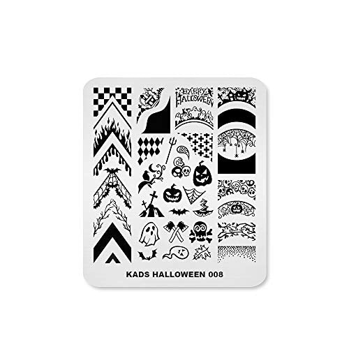 Rolabling Christmas & Halloween Nail Stamping Plate Stainless Steel