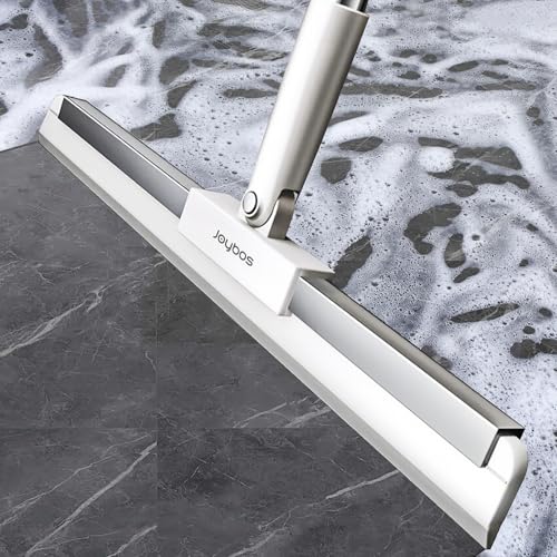 JOYBOS Adjustable Rubber Squeegee Broom for Floor & Window Cleaning