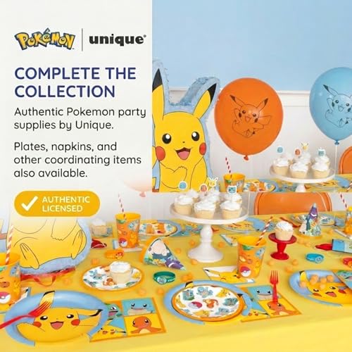 Pokemon Table Cloth 2-Pack - 54 x 84-Inch Birthday Party Decor