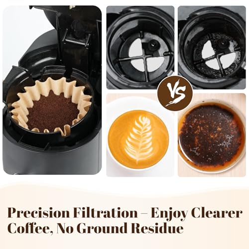 150PCS Disposable Coffee Paper Filters for Ninja PB051 PB041 Coffee Maker