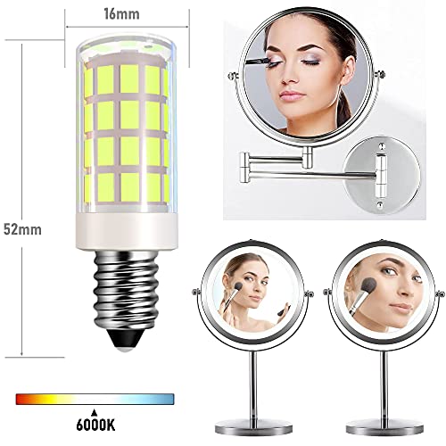 LED Makeup Mirror Bulbs Replacement - Daylight White 6000k (2-Pack)