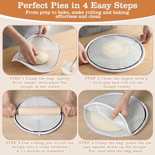 Classicseali Heat Resistant Round Silicone Baking Mat - 11.42"