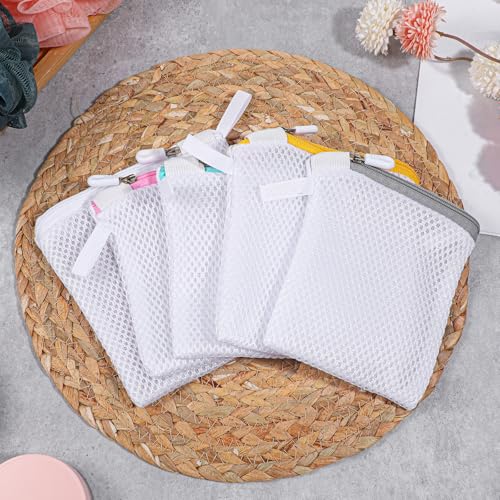 Bruislard 5-Piece Small Mesh Laundry Bags for Delicates with Zipper