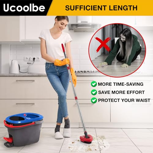 O-Cedar Compatible Spin Mop Scrub Brush Head - Durable Cleaning Tool
