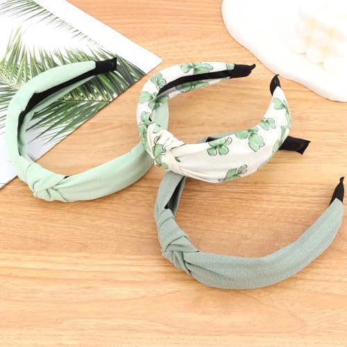 Casoty Knotted Headbands for Women 3-Piece Non-Slip Hair Bands Set