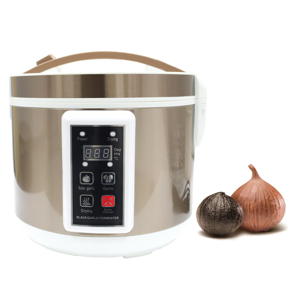 INTBUYING 110V 5L Garlic Fermenter - Automatic Black Garlic Maker - Intelligent Control
