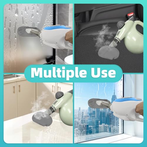 10 Pack Grey Microfiber Cloths for Handheld Steam Cleaners