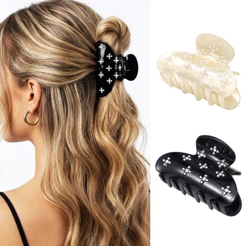 Fashey Medium Acrylic Hair Claw Clips Non-Slip Hair Accessories