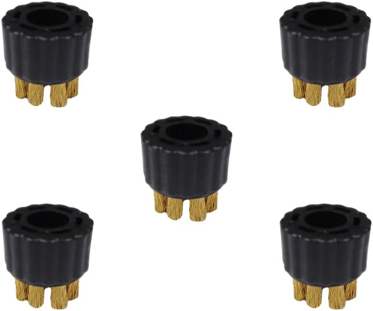 McCulloch Brass Brush Set - 5 Pack for Efficient Cleaning | Durable and Versatile