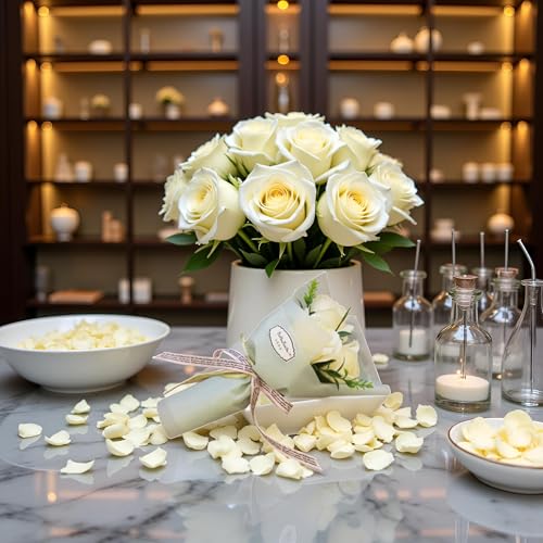 3-Headed Artificial Rose Bouquet - Soap Flower Gift for Her