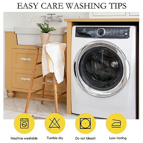 NICETOWN 100% Blackout Linen Door Curtain - Energy Saving, Light Grey, 36x80 in