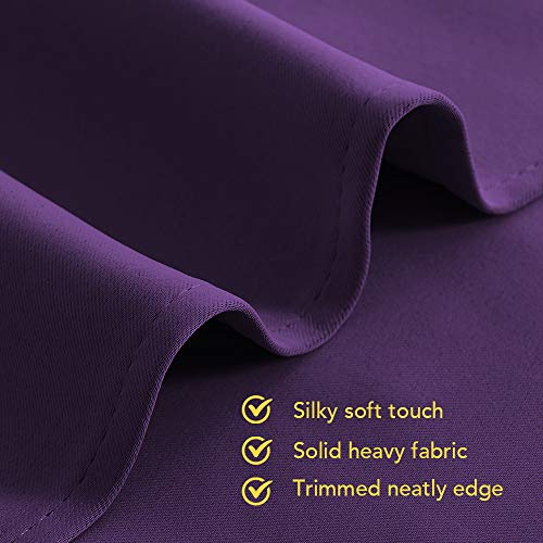 NICETOWN Royal Purple Blackout Curtain Panels - 42" x 54" (Set of 2)