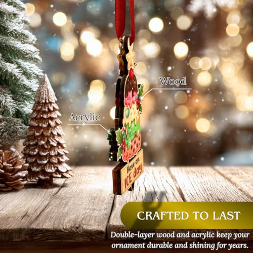 Ice Cream Ornament for Christmas Tree - Sweet Gift for Dessert Lovers