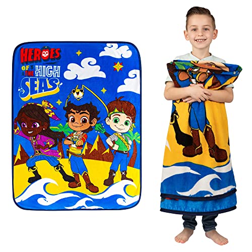 Franco Kids Santiago of The Seas Micro Raschel Throw Blanket 46x60 Inches