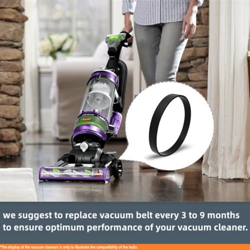 JEDELEOS 2-Pack Replacement Vacuum Belts for Bissell Powerlifter & CleanView