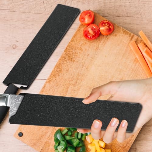 Aeaocvo 8-Inch Waterproof Knife Sheath, Black, 2 Pcs Kitchen Knife Covers
