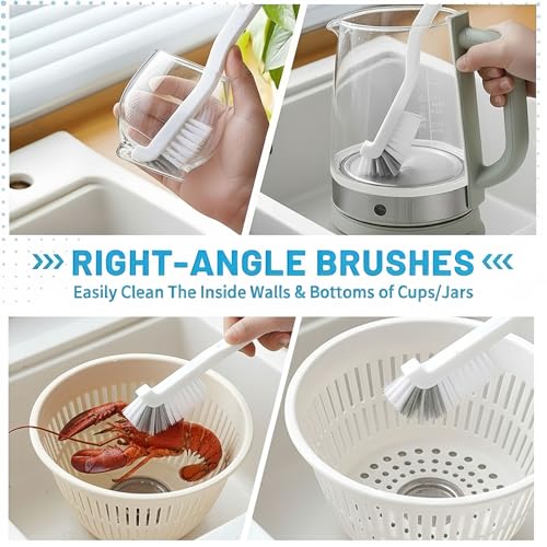 23-Piece Crevice Cleaning Brush Set for Deep Cleaning Gaps and Tracks