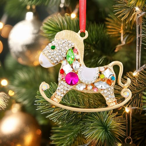 SICOHOME Baby's First Christmas Ornament 2025 - Rocking Horse