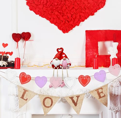 100 Heart Doilies - 4 Inch Valentine Paper Lace Cutouts Set