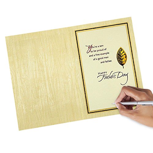 Hallmark Father's Day Card for Son - A Fine Example of a Good Man