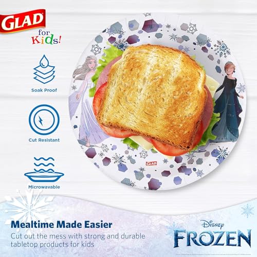 Glad for Kids Disney Frozen Paper Plates, 8.5 in, 40 Count (Pack of 8)