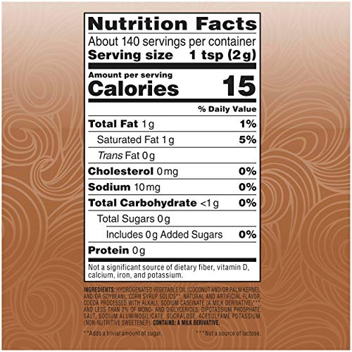 Coffee Mate Chocolate Creme Sugar Free Powder Coffee Creamer 10.2oz Pack of 6