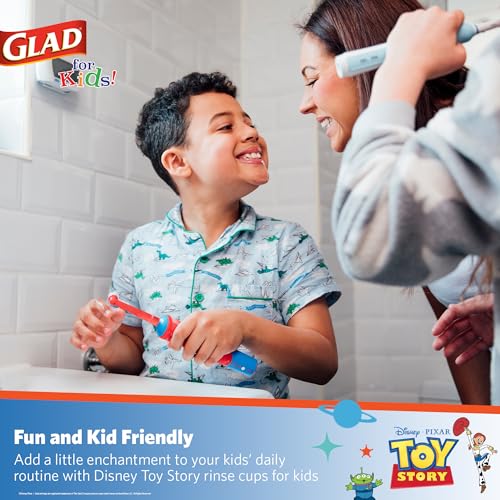 Toy Story Mini Paper Cups for Kids, 3 Oz, 24 Count - Soak-Proof Rinse Cups