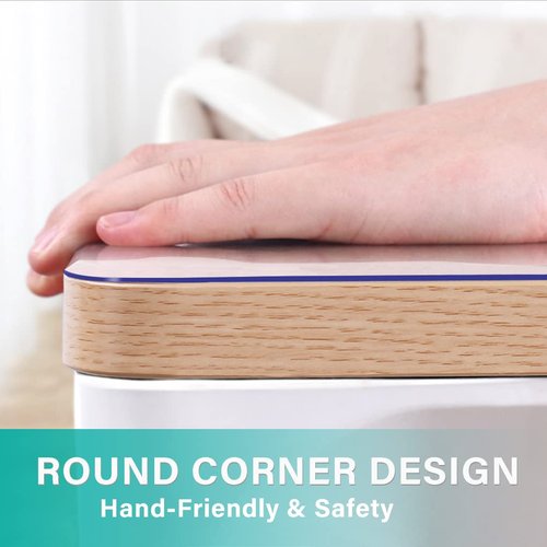 AimerGro 40X100 Inch Clear Table Protector 1.5mm Thick Plastic Table Cover Protector Waterproof Tablecloth Cover Rectangle Vinyl Desk Top Writing Mat PVC Table Pad for Wood Coffee Dining Room Tabletop