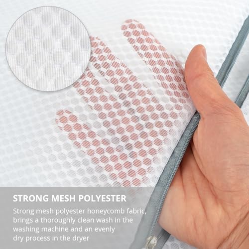Mesh Bra Laundry Bags for Delicates, 6x7 Inch, 3-Pack Set