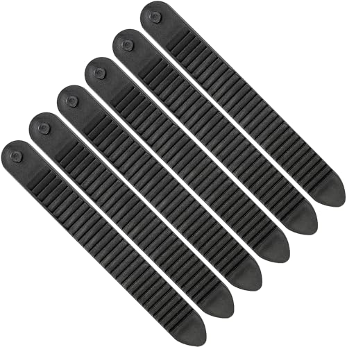 6 Pcs Snowboard Ladder Strap Binding-7.3" x 0.94" Snowboard Binding Straps Replacement-Snowboard Ankle Ladder Strap Binding for Ski Strap-in Binding Accessories