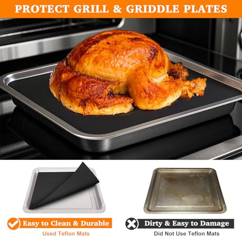 KAWENDE Reusable Teflon Air Fryer Liners - 5 Pack for Emeril Lagasse 26 QT