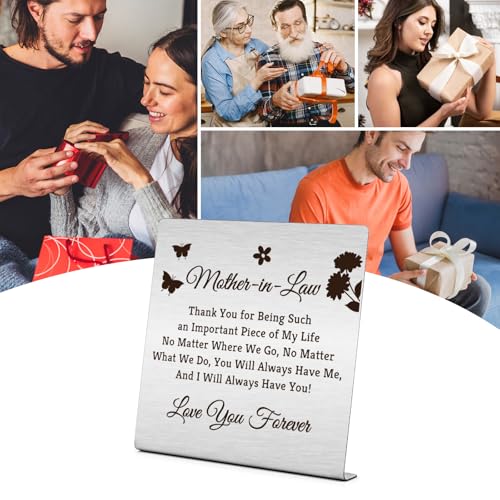 Thank You Gifts for Mother in Law - Decorative Plaque