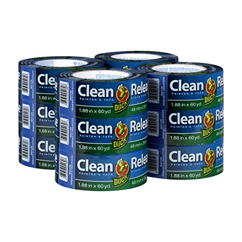 Duck Clean Release Blue Painter's Tape, 1.88 in x 60 yd - 12 Pack